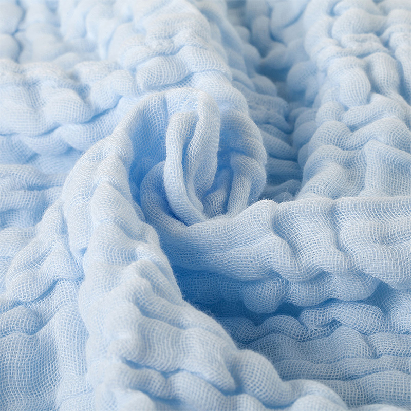 内野X-婴幼儿棉朵纱布抱巾单条礼盒 80*80cm