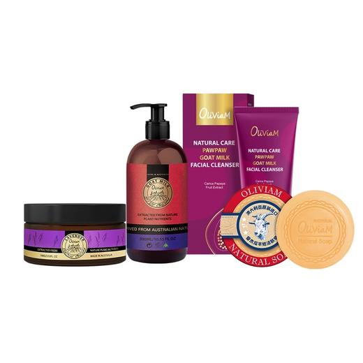 【中欧班列】澳洲 原装进口Oliviam/澳莉维亚红色缤纷世界爱美丽清洁护肤四件套 ALWY 商品图12