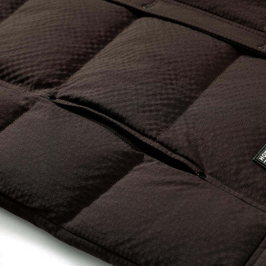 【含鸭绒】圣得西男士保暖工装羽绒服2025冬新款羊毛混纺翻领外套 商品图11