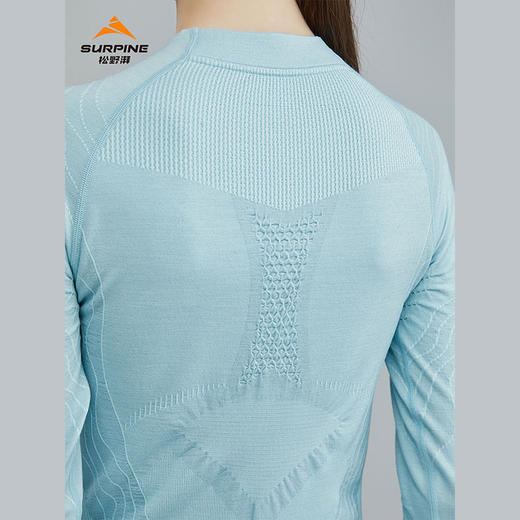 【现货】SURPINE松野湃 女款凌峰系列极细美利奴羊毛保暖内衣 商品图4