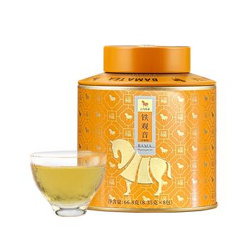 八马茶业乌龙茶 百福1号罐 安溪铁观音浓香型特级66.8g 罐装茶叶 /水饮冲调 /茗茶 /铁观音 商品图2