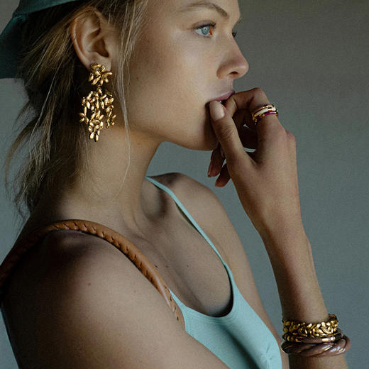 订购8周到｜Aurélie Bidermann-DIFENDA-谷粒 镀金 细手镯［法国设计师] 商品图1