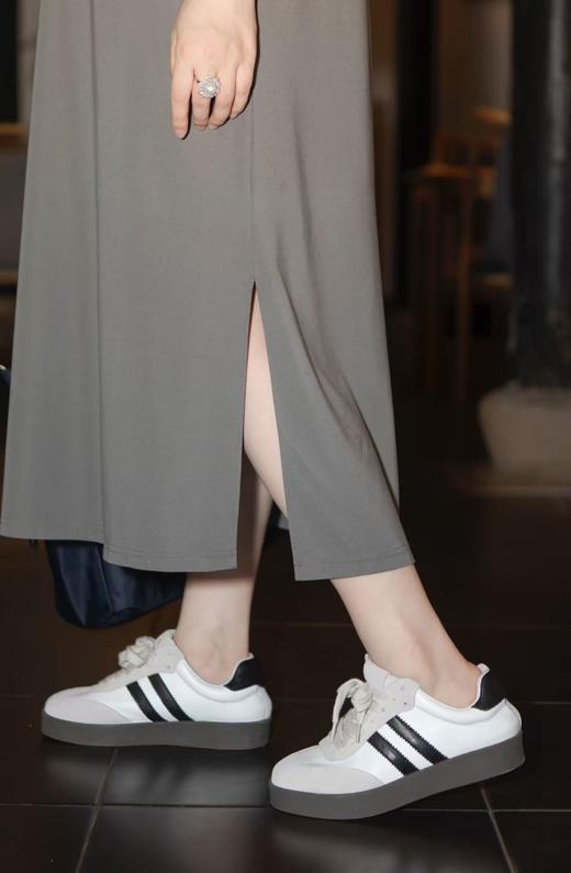 现货👍套头t恤连衣裙【直筒A字连衣裙】天丝罗马布，垂顺亲肤！适合通勤、休闲场合，夏秋过渡连衣裙~ 通勤休闲两穿 | 遮肉八分袖 | 夏秋百搭，天丝罗马布面料，亲肤、透气、柔软、弹力大，面料非常垂顺！ 商品图11