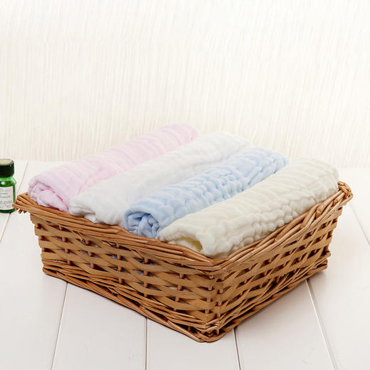 内野X-婴幼儿棉朵纱布抱巾单条礼盒 80*80cm 商品图1