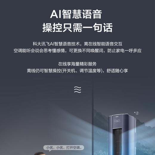 海尔（Haier）空调 KFR-72LW/A3LFA81VU1晶釉蓝 商品图3
