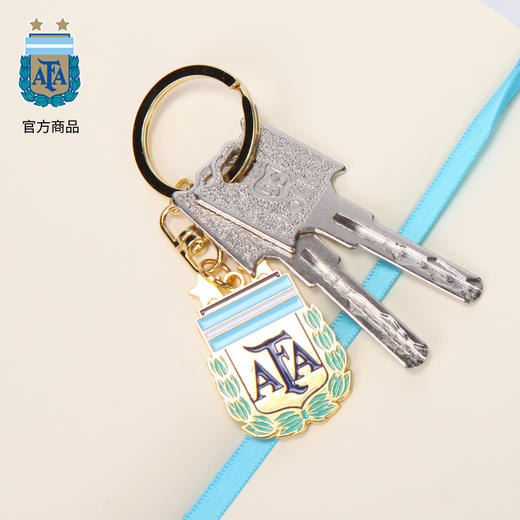 阿根廷国家队官方商品丨双面烤漆队徽钥匙扣 球迷周边礼物纪念品 商品图0