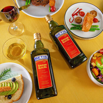 贝蒂斯（BETIS）橄榄油 特级初榨橄榄油500ml*2礼盒装 西班牙原装进口  /粮油调味 /食用油 /橄榄油 商品图3