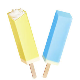 明治青柠咸奶油味雪糕、生椰咸奶油味雪糕 48g*10支 /水饮冲调 /冰淇淋 /棒支冰淇淋