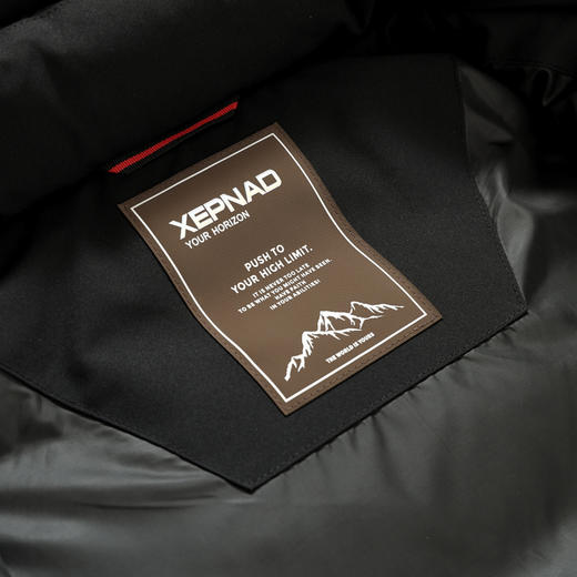 【含鸭绒】圣得西泼墨印染羽绒马甲2025秋新款可脱卸帽保暖背心男 商品图12