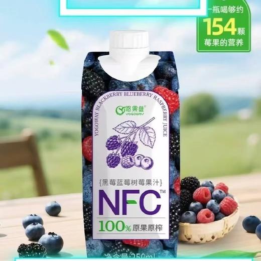 悠果维黑莓蓝莓树莓果汁 商品图0