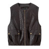 WAY81022025新款时尚宽松皮衣外套女短款小个子高级感机车服皮夹克上衣 商品缩略图3