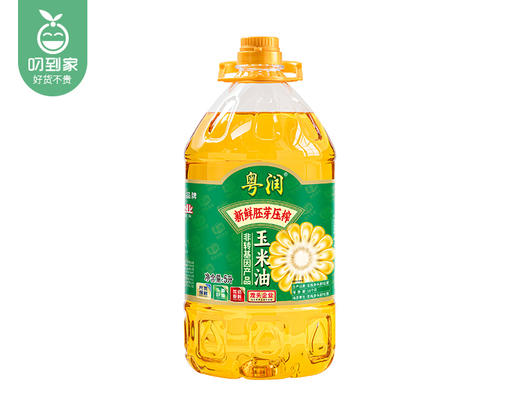 粤润新鲜胚芽压榨玉米油（5L/桶）另赠富裕祥生态软香米（2.5kg/袋）生产日期: 1月 商品图4