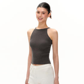 Ariseism 美式复古基础款细肩带针织背心女夏季新款修身上衣