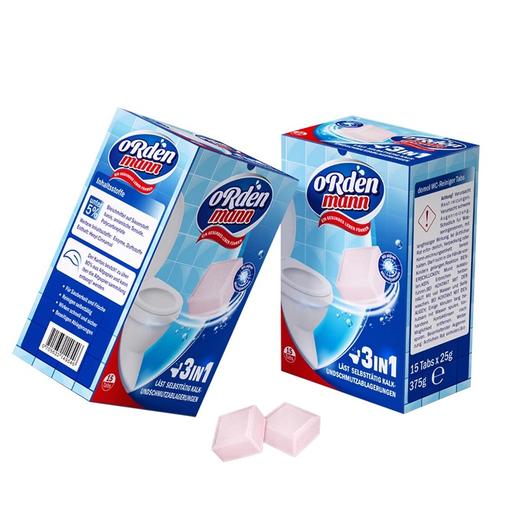 【中欧班列】【夏日马桶除味推荐】德国欧德曼浓缩型马桶清洁泡腾片玫瑰花香除垢尿渍除臭去味15克*16片/盒 商品图6