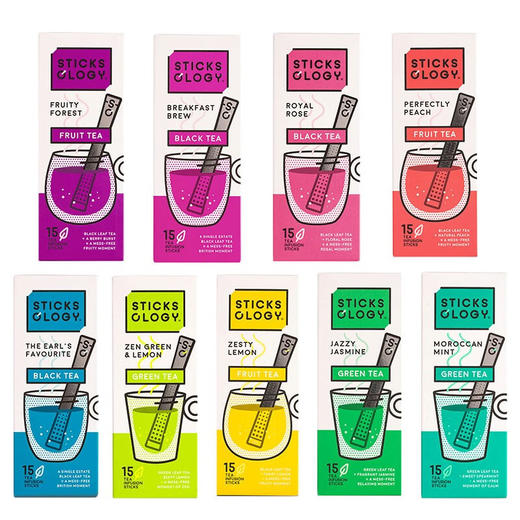 【中欧班列精选2盒】比利时茶棒 原装进口欧乐集茶棒 多口味可选 37.5g/盒 商品图1