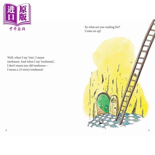 【中商原版】树屋故事小屁孩树屋历险记全彩版4册 The 13 26 39 52 Storey Treehouse Colour Edition 英文原版漫画故事章节书 商品图2
