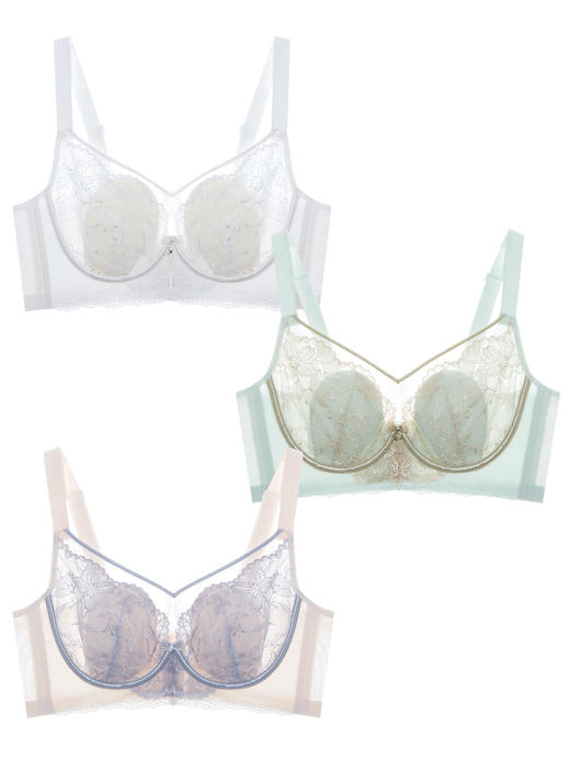 【第二件 0 元｜ 满2件 5 折】【C杯单件】【秀黛】汐雾软圈薄杯文胸S5110012C【门店同款】 商品图2