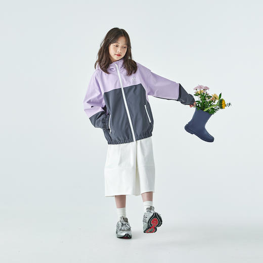 棵初拼色防风外套878K258010CD 商品图1