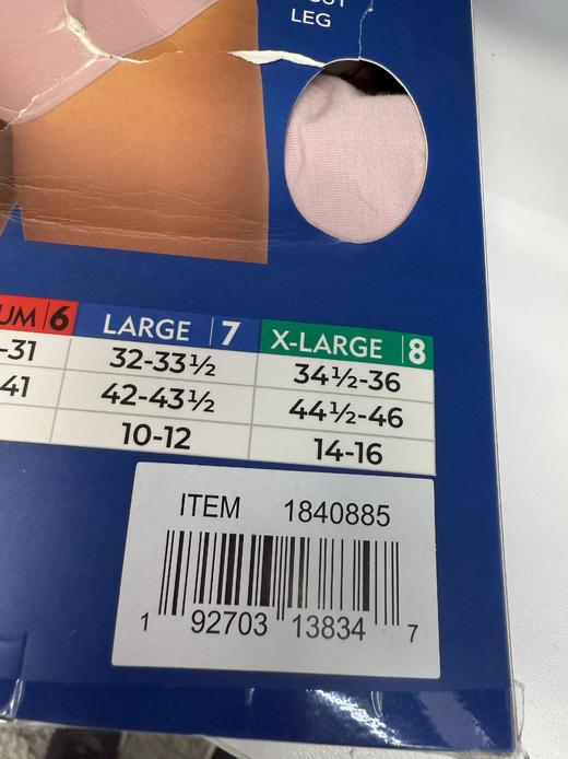 瑕疵Felina 女士匹马棉混纺蕾丝腰边弹力柔软舒适透气三角内裤六条装（实际4条） 商品图2