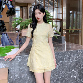 奢姿大码女装2025夏季气质国风碎花套装胖妹妹典雅减龄旗袍两件套9952953502