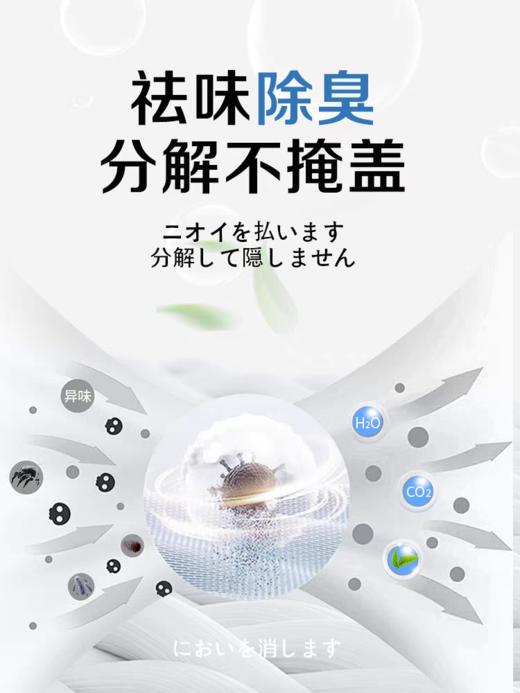静电喷雾日本CCOKIO抗菌除螨抗防静电去火锅异味香氛留香免洗 商品图3