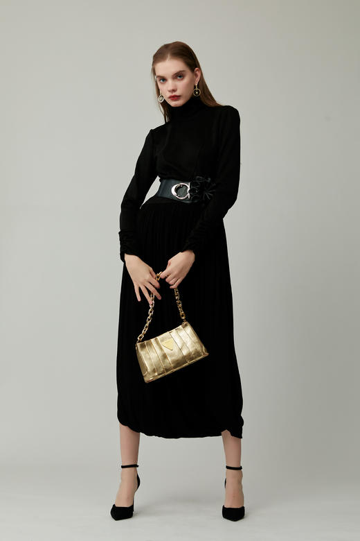 SAFICOO 优雅女人 收腰显瘦 高贵十足连衣裙 商品图1