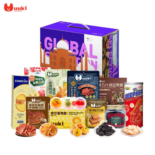UUKI环球甄选零食大礼包 358型 1390g 商品图0