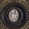 独角鹿西洋古董法国出品卷叶纹及胜利旗帜主题布勒镶嵌装饰南锡世博会奖牌实木玻璃展示柜 商品缩略图7