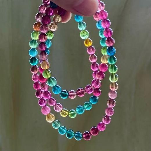 6mm多圈彩虹碧玺手串 商品图7