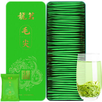 龍茗新茶绿茶毛尖茶叶特级明前自己喝的锁鲜小袋装40袋*4克 /水饮冲调 /茗茶 /绿茶 商品图0