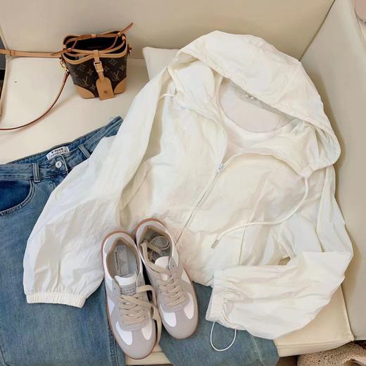 【连帽防晒衣薄款外套】新款宽松百搭透气 防紫外线休闲外套女 商品图0