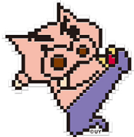 2526Gee snowboard防滑贴 蜡笔小新 像素不理不理