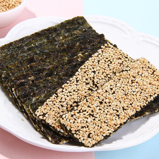 【莱蒙瑞斯】芝麻海苔夹心脆 非油炸即食海苔片 营养海味小零食小吃休闲食品 商品图4