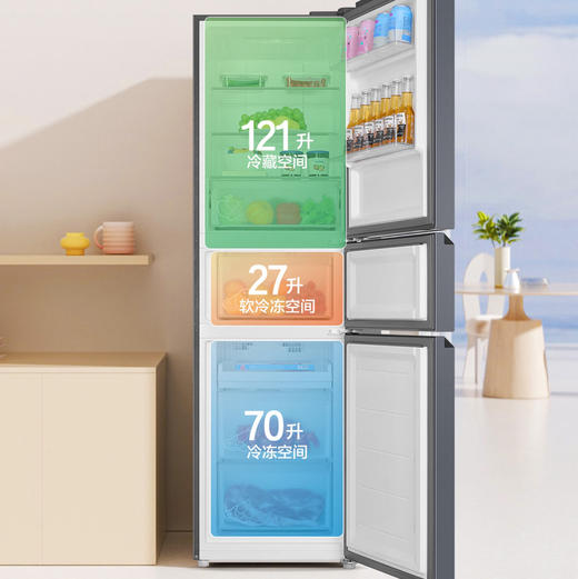 海尔（Haier）冰箱 BCD-218WGHC3R9S9 商品图4