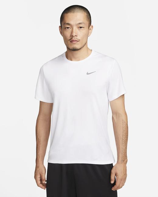 Nike 耐克Dri-FIT UV Miler 男子透气防晒速干短袖跑步上衣DV9316-100 商品图0