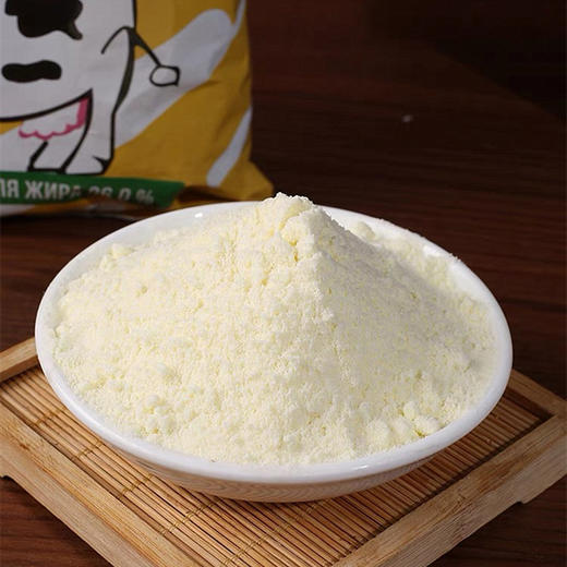 【中欧班列精选】俄罗斯品牌 库伦纳达小白奶牛生牛乳粉全脂高钙无加糖速溶500g/袋  成人奶粉 商品图3