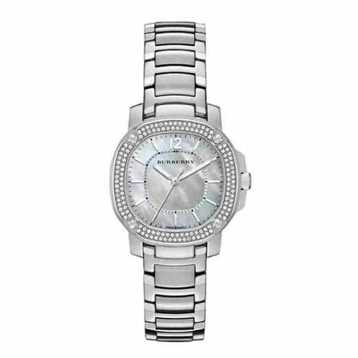 【香港直邮】Burberry/博柏利炫丽钻带表盘女士手表（钢带BBY1801、紫色BBY1809、白色BBY1400） 商品图0