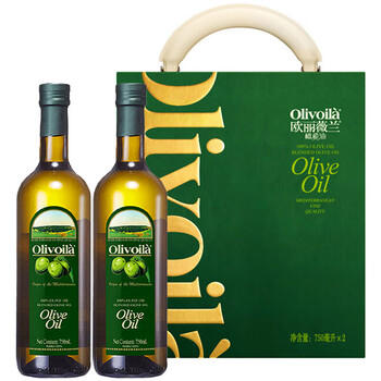 欧丽薇兰Olivoila 橄榄油750ml*2 烹饪炒菜健康食用油 企业团购福利 /粮油调味 /食用油 /橄榄油 商品图3