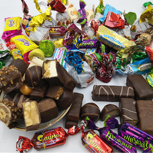 【新春糖果礼盒】俄罗斯糖果散糖混装500g*2礼盒装 新年糖果喜糖 商品图6