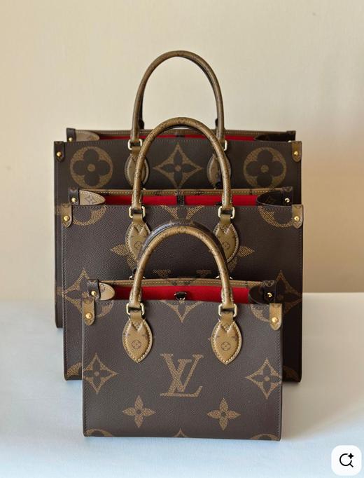 【预定款】路易·威登 LOUIS VUITTON  OnTheGo MM 托特包 通勤包 经典老花配色 中号 手提单肩/肩挎包 M45321 商品图9
