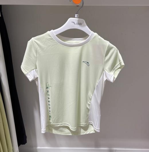 安踏儿童T恤专柜25年夏女大童跑步系列针织短袖衫 362525109R 商品图1