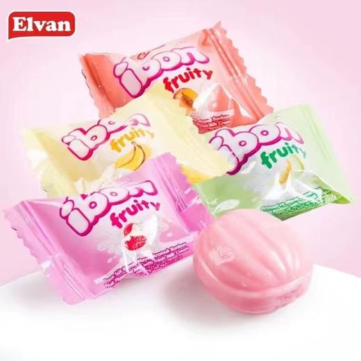 【中欧班列精选】土耳其糖果 原装进口ELVAN/一波糖夹心水果奶糖牛奶硬糖混合味喜糖年货500g 商品图4