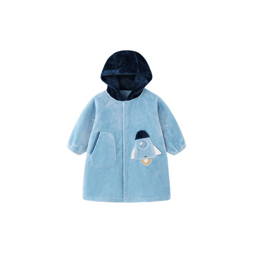 【商场同款】英氏儿童睡袍法兰绒居家柔软加厚男童女童秋冬新款 商品图4