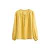 绽放176朵/高级质感色织亚麻宽松文艺衬衫 商品缩略图4