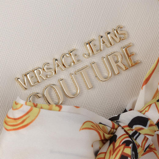 【现货超惠秒】Versace 女士 标志丝巾绑带链条单肩包 11384 商品图11