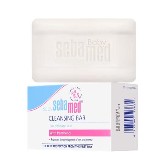 (中欧班列2块) 德国施巴婴儿洁肤皂 原装进口宝宝儿童洗手洗脸肥皂然温和滋润无皂碱沐浴洁肤皂 100g/块 商品图4