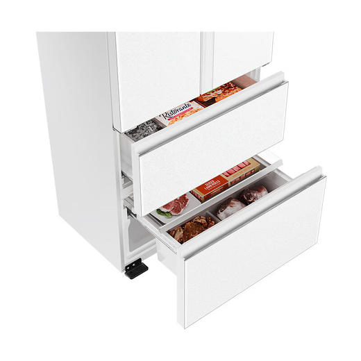 卡萨帝（Casarte）冰箱550升法式多门冰箱变频节能风冷无霜一级能效 594mm超薄嵌入冰箱 独立制冷双系统+550升+双重除菌BCD-550WGCFDMGZHU1(白) 商品图6