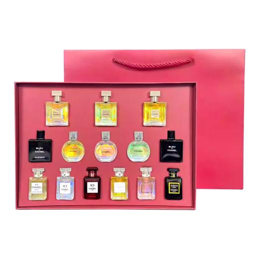 【品牌授权】CHANEL香奈儿全家福十四件套香氛礼盒装 小样淡香浓香 嘉伯丽儿 邂逅 COCO 商品图0