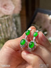 玻璃种艳绿蛋面耳坠  59999【5090808】 商品缩略图3