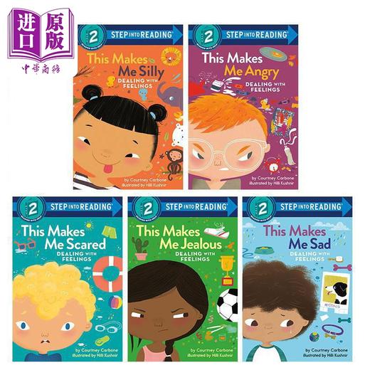 【中商原版】Step into Reading 兰登阅读进阶2级情绪处理系列5册套装 分级阅读绘本 学前低幼儿童启蒙故事童书英文原版 4-6岁 商品图0